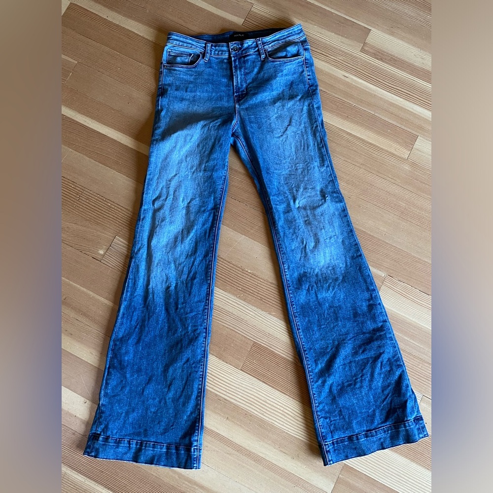 HAALA Bella High Waist Light Wash Trouser Jeans